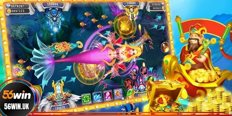 Giao diện game Bắn Cá Zagoo với đồ họa 3D sống động